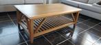 Houten landelijke salontafel te koop, Huis en Inrichting, Ophalen, Zo goed als nieuw, Rechthoekig, Eikenhout