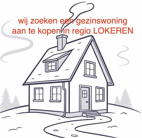 Wij zoeken een gezinswoning om aan te kopen in regio LOKEREN, Immo, Huizen en Appartementen te koop, Provincie Oost-Vlaanderen