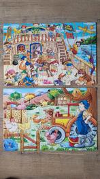 2 puzzels (boerderij / piraten) 48 stukjes (2eur/stuk), Enlèvement, 10 à 50 pièces, Comme neuf, 2 à 4 ans