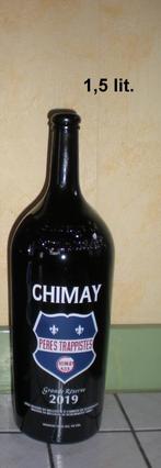 CHIMAY lege fles van 1,5 liter 2019, Verzamelen, Ophalen of Verzenden, Gebruikt, Flesje(s)