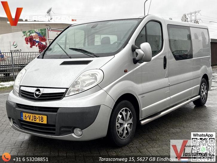 Opel Vivaro 2.5 CDTI L2H1 Dubbel Cabine | € 4.950,- NETTO! |, Auto's, Bestelwagens en Lichte vracht, Bedrijf, ABS, Centrale vergrendeling