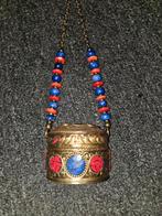 Tibetaanse hanger ketting, Ophalen of Verzenden, Zo goed als nieuw, Overige materialen, Met hanger