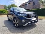 Volkswagen T-Cross, Auto's, Volkswagen, Automaat, 1290 kg, Leder en Stof, Zwart