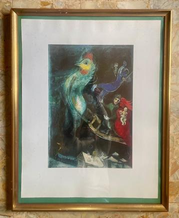 Marc CHAGALL (1887-1985) - L'attelage volant  beschikbaar voor biedingen