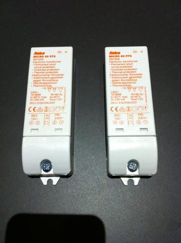 Lot de 2 transformateur compact 230V/12V~ RELCO RN1608 beschikbaar voor biedingen