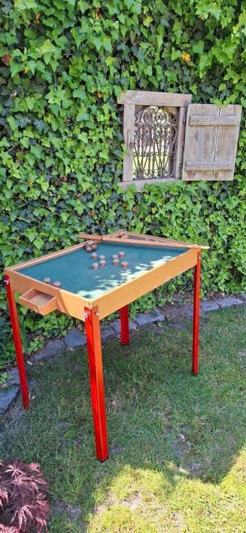 Vintage tapbiljart voor kinderen / jaren '50 biljart, Sport en Fitness, Biljarten en Poolen, Ophalen, Gebruikt, Biljarttafel