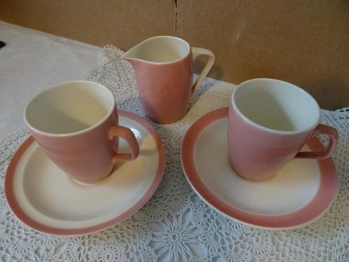 Tasse et soucoupes anciennes tasse et soucoupe rose pastel, Antiquités & Art, Antiquités | Services (vaisselle) pièces, Enlèvement ou Envoi