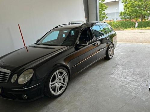 Mercedes e55 amg, Auto's, Mercedes-Benz, Bedrijf, E-Klasse, Benzine, Break, Automaat, Zwart, Zwart, Leder, Ophalen