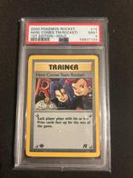 15/82 here comes team rocket! 1st psa 9, Ophalen of Verzenden, Foil