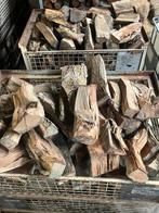 Droog gemengd wilg en kerzelaar, Tuin en Terras, Minder dan 3 m³, Ophalen, Overige houtsoorten, Blokken