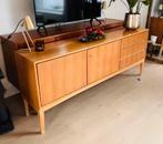 Strak vintage dressoir licht hout, Huis en Inrichting, Kasten | Dressoirs, Ophalen, 150 tot 200 cm, Vintage, Zo goed als nieuw