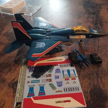 Avion Transformers G1 Thundercracker 1984 100% disponible aux enchères