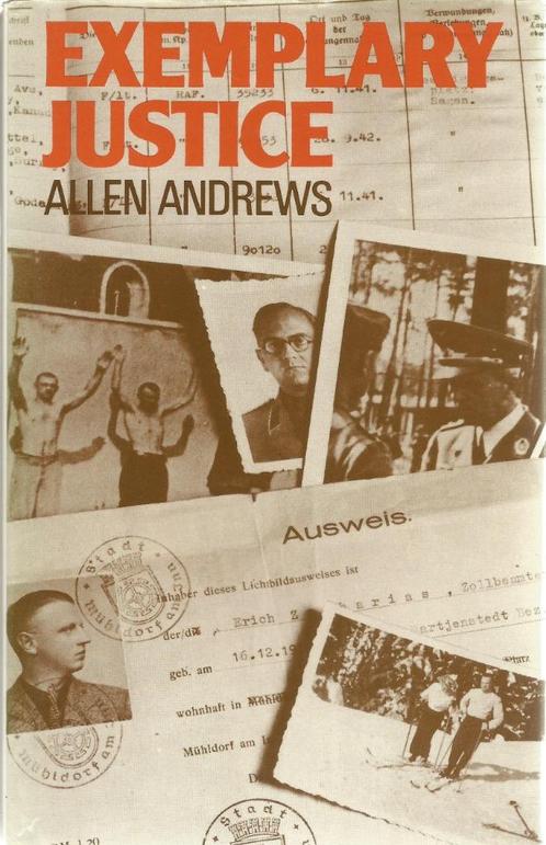 JUSTICE EXEMPLAIRE - Allen Andrews, Livres, Histoire mondiale, Comme neuf, Europe, 20e siècle ou après, Enlèvement ou Envoi