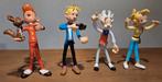 Spirou en Fantasio, 4 latexfiguren 1996, Verzamelen, Ophalen, Overige figuren, Zo goed als nieuw, Beeldje of Figuurtje