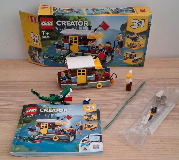 LEGO 31093 CREATOR 3 IN 1 het schip bij de rivier, Kinderen en Baby's, Speelgoed | Duplo en Lego, Zo goed als nieuw, Lego, Complete set