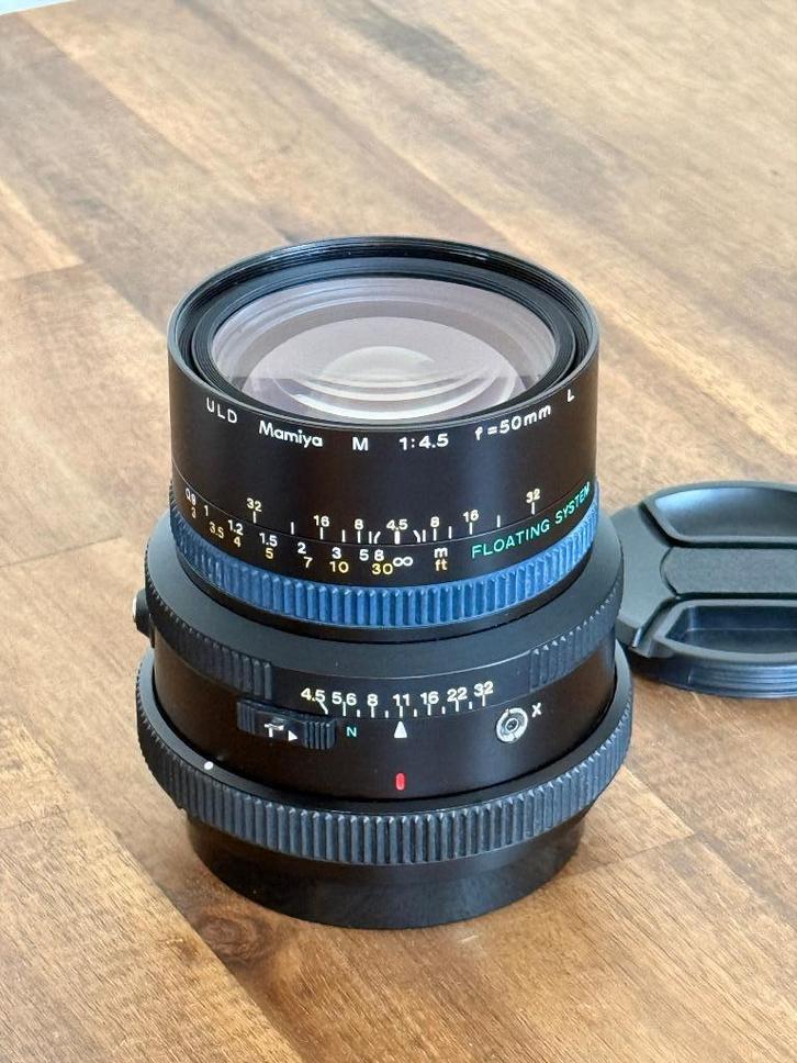 Mamiya Sekor Z ULD M L 50mm f/4.5 met drijvend systeem, Audio, Tv en Foto, Foto | Lenzen en Objectieven, Zo goed als nieuw, Groothoeklens