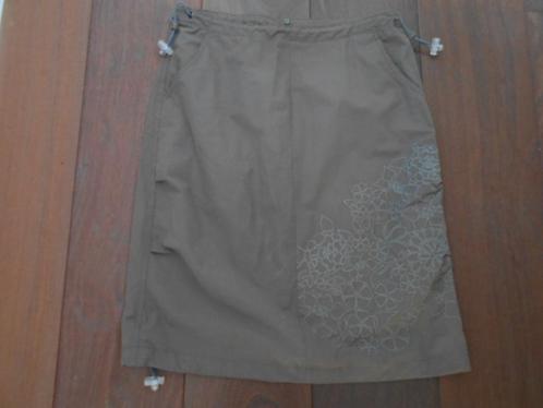 rok 2ndsky maat Small met ritssluiting bruin, Kleding | Dames, Rokken, Gedragen, Maat 36 (S), Bruin, Onder de knie, Ophalen of Verzenden