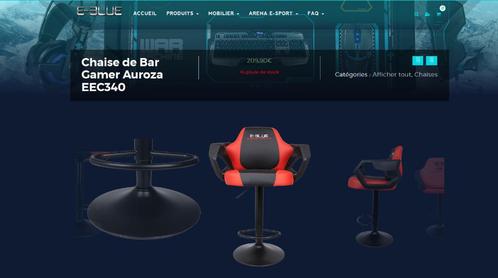 Tabouret Gaming, Huis en Inrichting, Barkrukken, Gebruikt, 60 tot 90 cm, Leer, 3 krukken, In hoogte verstelbaar, Met voetsteun