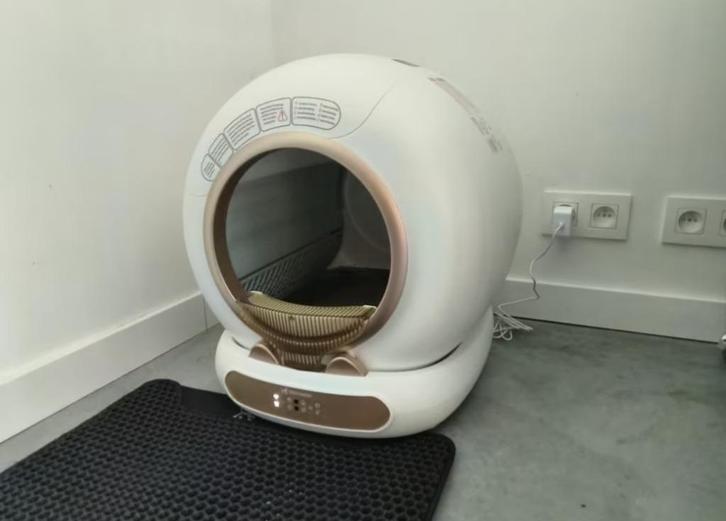 Automatische kattenbak nieuwstaat., Dieren en Toebehoren, Kattenbakken, Nieuw, Gesloten, Zelfreinigend, Ophalen