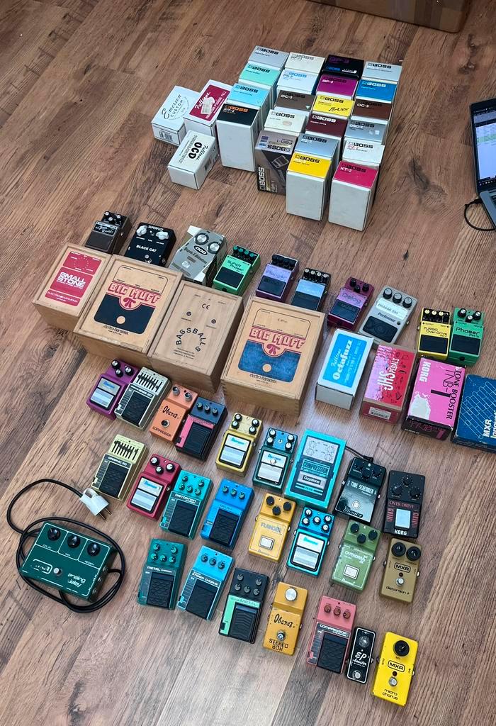 Collection de pedale d’effet vintage, Muziek en Instrumenten, Snaarinstrumenten | Gitaren | Elektrisch, Ibanez, Ophalen