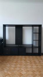 IKEA Lappland zwart tv-meubel met ladeblokken, Huis en Inrichting, Kasten | Wandmeubels, Ophalen, Zo goed als nieuw