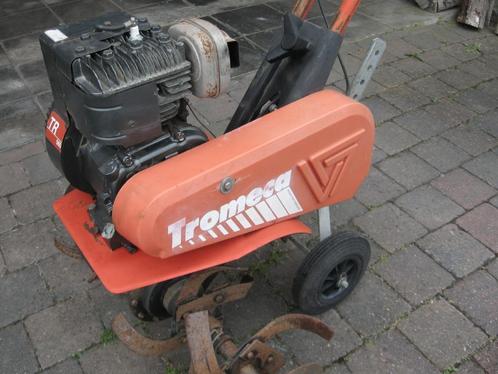 Motoculteur TROMECA TR 560 a réparer , moteur B&S , 5 CV, Tuin en Terras, Grasmaaiers, Gebruikt, Benzine-grasmaaier, 50 cm of meer