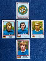 5 versch. Panini stickers voetbal ' WK Arg 1978 - DDR ', Ophalen of Verzenden, Nieuw, Meerdere stickers