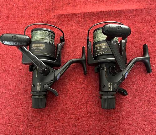 2x Shimano Baitrunner Aero GT 4000 in mooie staat, Watersport en Boten, Hengelsport | Karpervissen, Gebruikt, Molen, Ophalen of Verzenden