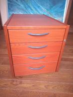 Petit meuble 4 tiroirs, Ophalen, Zo goed als nieuw, Bureau