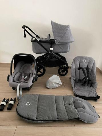 Bugaboo Fox 2 kinderwagen Mélangé/Black 3-in-1 Complete beschikbaar voor biedingen