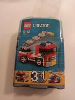 Lego Creator 3 in 1 De minibrandweerwagen. Compleet, Ophalen of Verzenden, Zo goed als nieuw, Complete set, Lego
