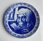 2 decoratieve Delfts blauwe borden – Boch & ander atelier, Huis en Inrichting, Ophalen, Gebruikt