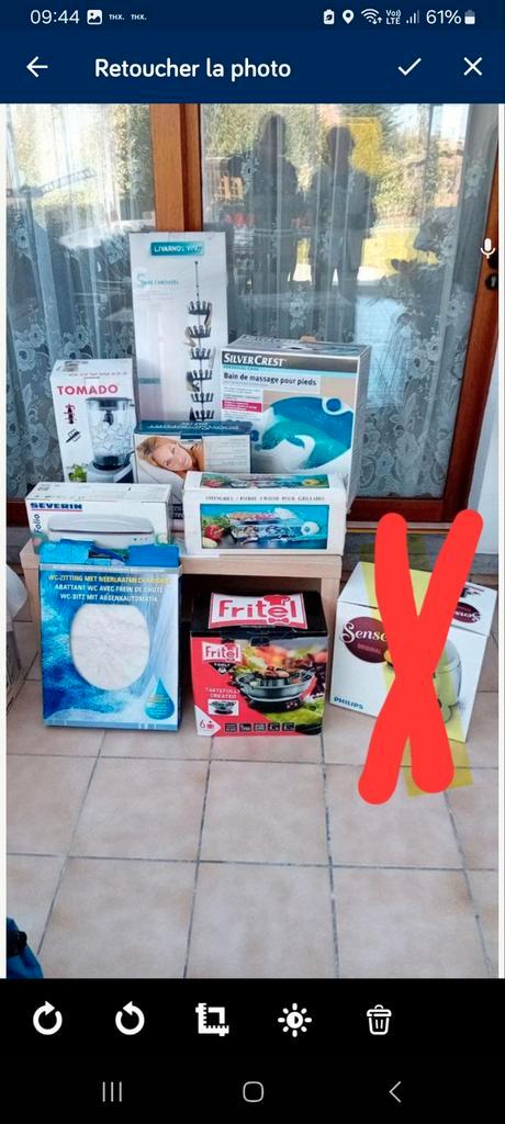 Divers électroménagers à Nivelles, Divers, Lots de brocante, Comme neuf, Enlèvement ou Envoi