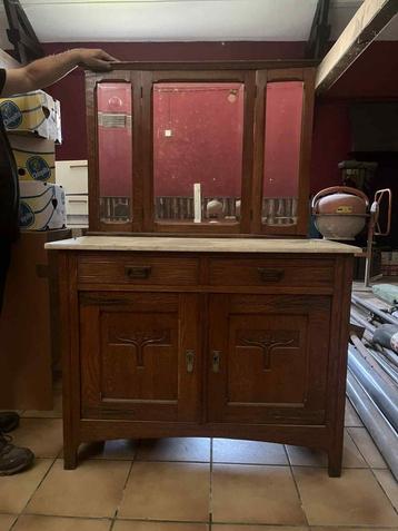 A DONNER  un meuble "coiffeuse" vintage  a enlever Rez de ch, Enlèvement, Comme neuf, Vintage