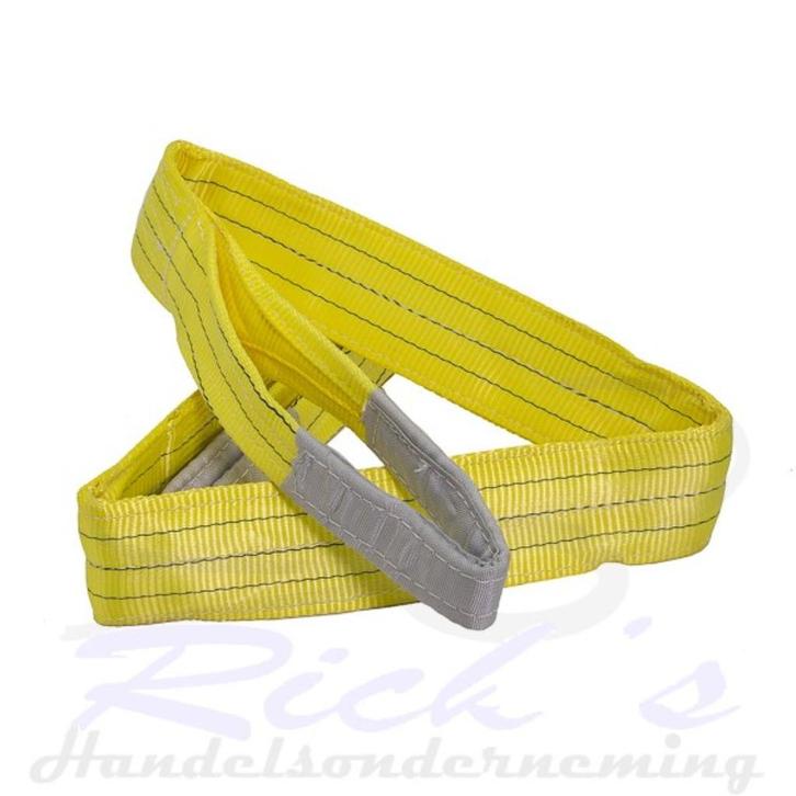 Hijsband, hijsbanden, rondstroppen met certificaat 3 ton, Doe-het-zelf en Bouw, Lieren en Takels, Nieuw, Ophalen of Verzenden