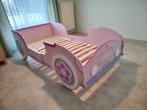 Princessen bed Roze Barbie bed autobed met lattenbodem, Ophalen, Lattenbodem