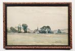 Paul Nouille (Etterbeek), aquarel. 28cm x 18,5cm, Antiek en Kunst, Kunst | Schilderijen | Klassiek, Ophalen of Verzenden
