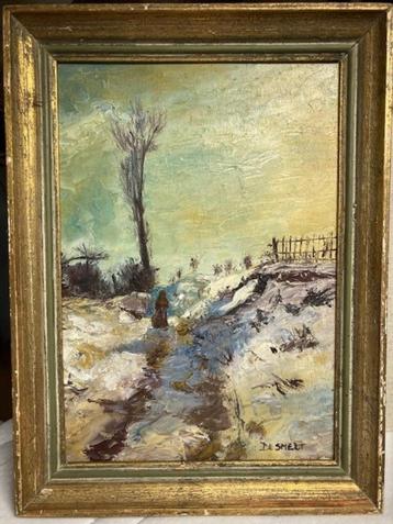 Olieverf schilderij beschikbaar voor biedingen