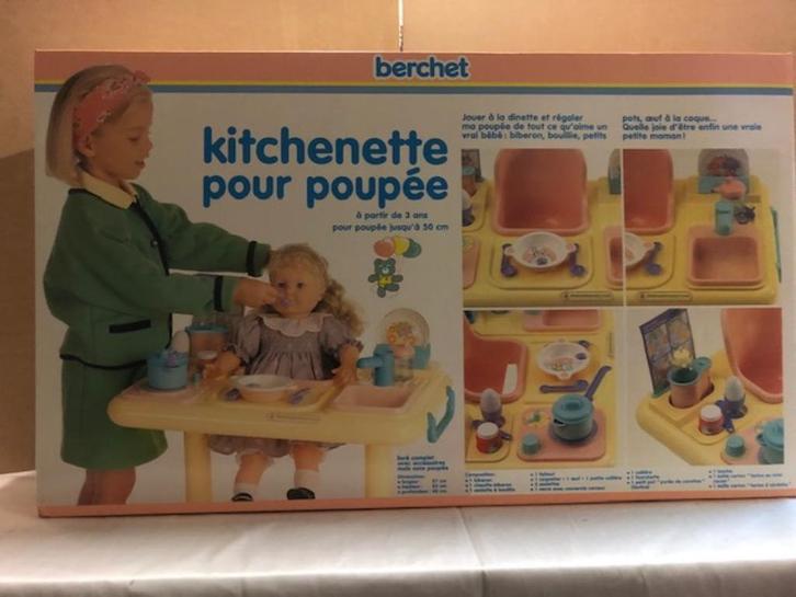 Berchet - poppenkeuken (1989) Nieuw, Kinderen en Baby's, Speelgoed | Speelkeukens, Nieuw, Speelkeuken-accessoire, Kunststof, Ophalen