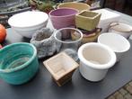 bloempotten, Tuin en Terras, Ophalen, Gebruikt, Overige materialen