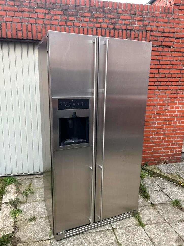 Amerikaanse Koelkast, Elektronische apparatuur, Koelkasten en IJskasten, Gebruikt, Met aparte vriezer, Energieklasse A of zuiniger