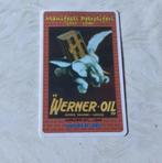 Brandstof Werner-oil kaart 1926 amos sgarbi lecco manif petr, Verzamelen, Merken en Reclamevoorwerpen, Ophalen of Verzenden