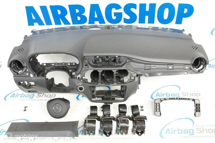 Airbag kit - Tableau de bord facelift Mercedes B klasse W246, Autos : Pièces & Accessoires, Tableau de bord & Interrupteurs, Utilisé