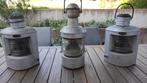 Lot d'anciens fanaux de marine (lampes de bateau), Ophalen, Gebruikt, Motorboot, Gebruiksvoorwerp