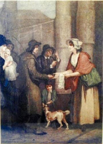 gravure * Francis Wheatley * Les cris de Londres :, Enlèvement ou Envoi