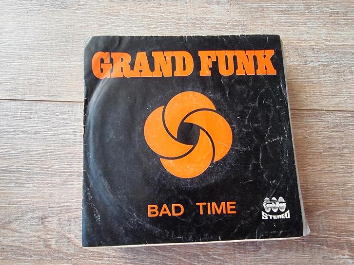 7" Grand Funk - Bad time, CD & DVD, Vinyles Singles, Utilisé, Single, Rock et Metal, 7 pouces, Enlèvement ou Envoi