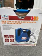 HBM draagbare compressor, Doe-het-zelf en Bouw, Compressors, Ophalen, Zo goed als nieuw