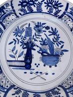 Compotier en Faïence de Desvres Style Delft - Monogrammé AK, Enlèvement ou Envoi