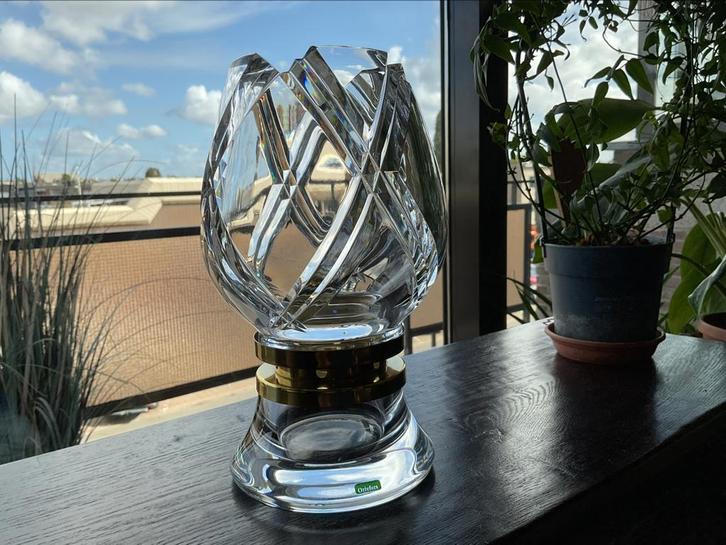 Mooie kaarsenhouder in Kristal ( Orrefors ), Antiek en Kunst, Antiek | Glaswerk en Kristal, Ophalen