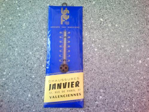 Oude Franse thermometer Janvier chaussures., Verzamelen, Merken en Reclamevoorwerpen, Gebruikt, Gebruiksvoorwerp, Ophalen of Verzenden